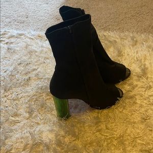 Open Toe Heel Boots